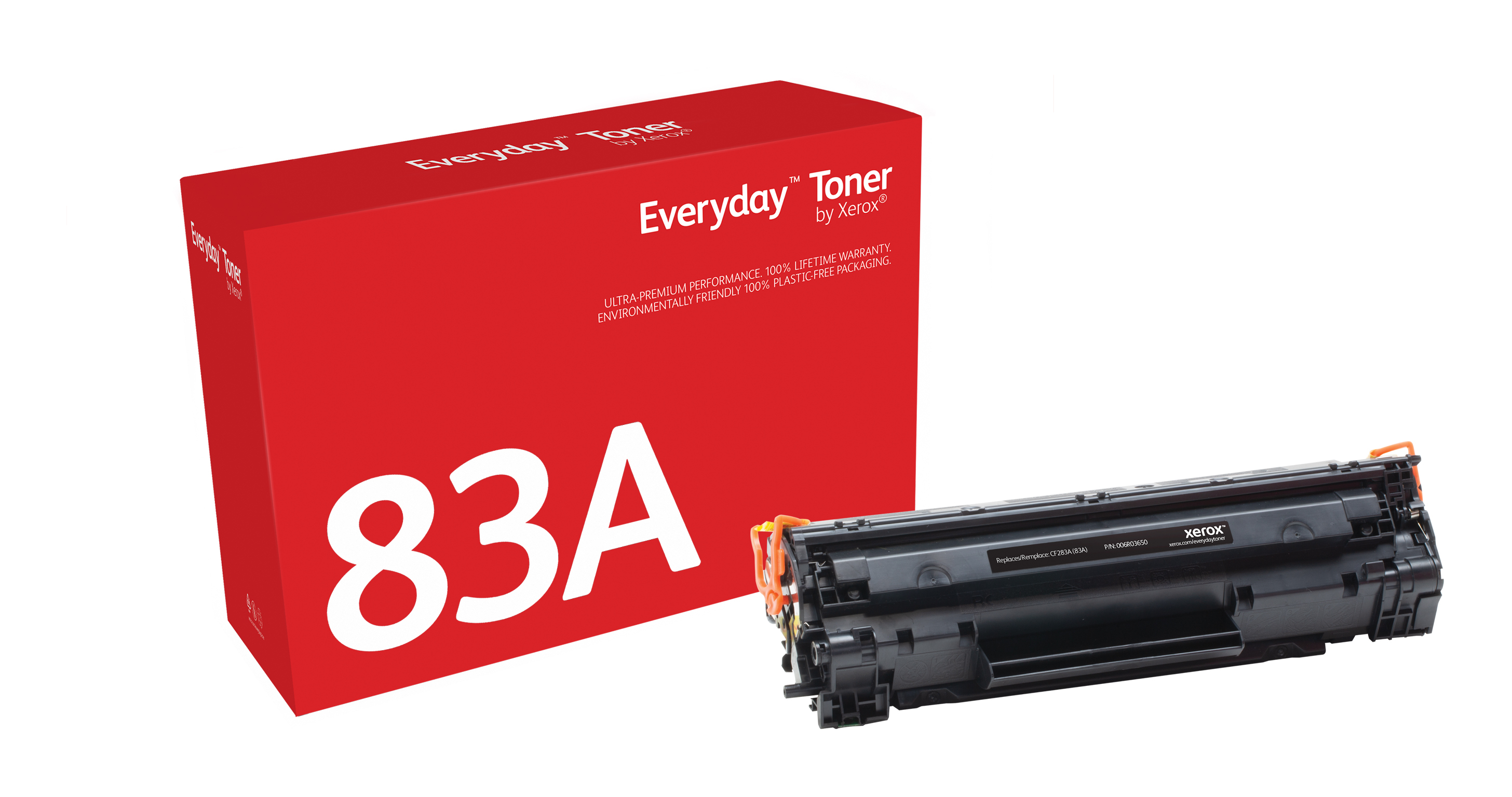 Everyday Black Toner compatible with HP 83A (CF283A), Standard Yield  006R03650 by Xerox