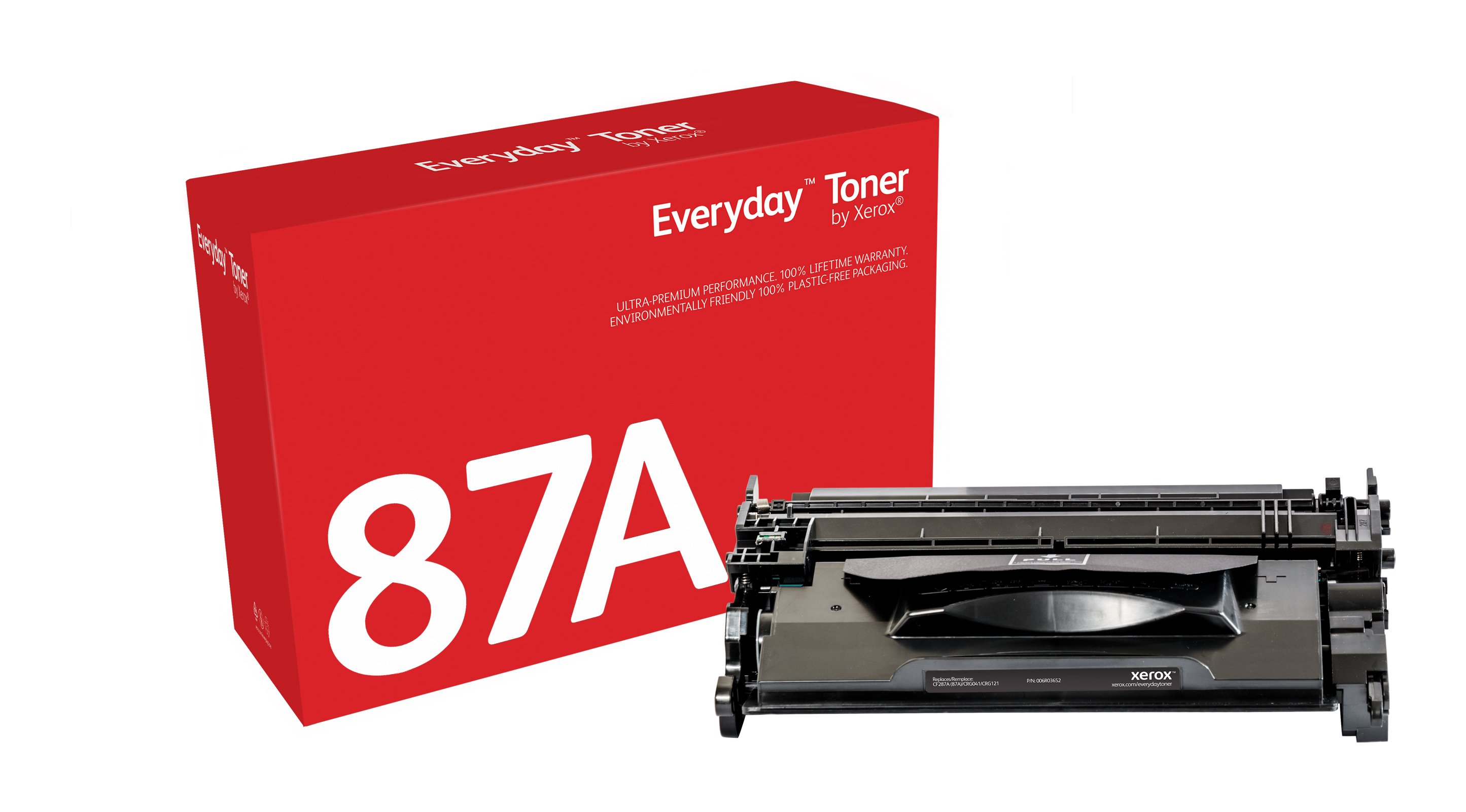 Everyday Black Toner compatible with HP 87A (CF287A), Standard Yield  006R03652 by Xerox