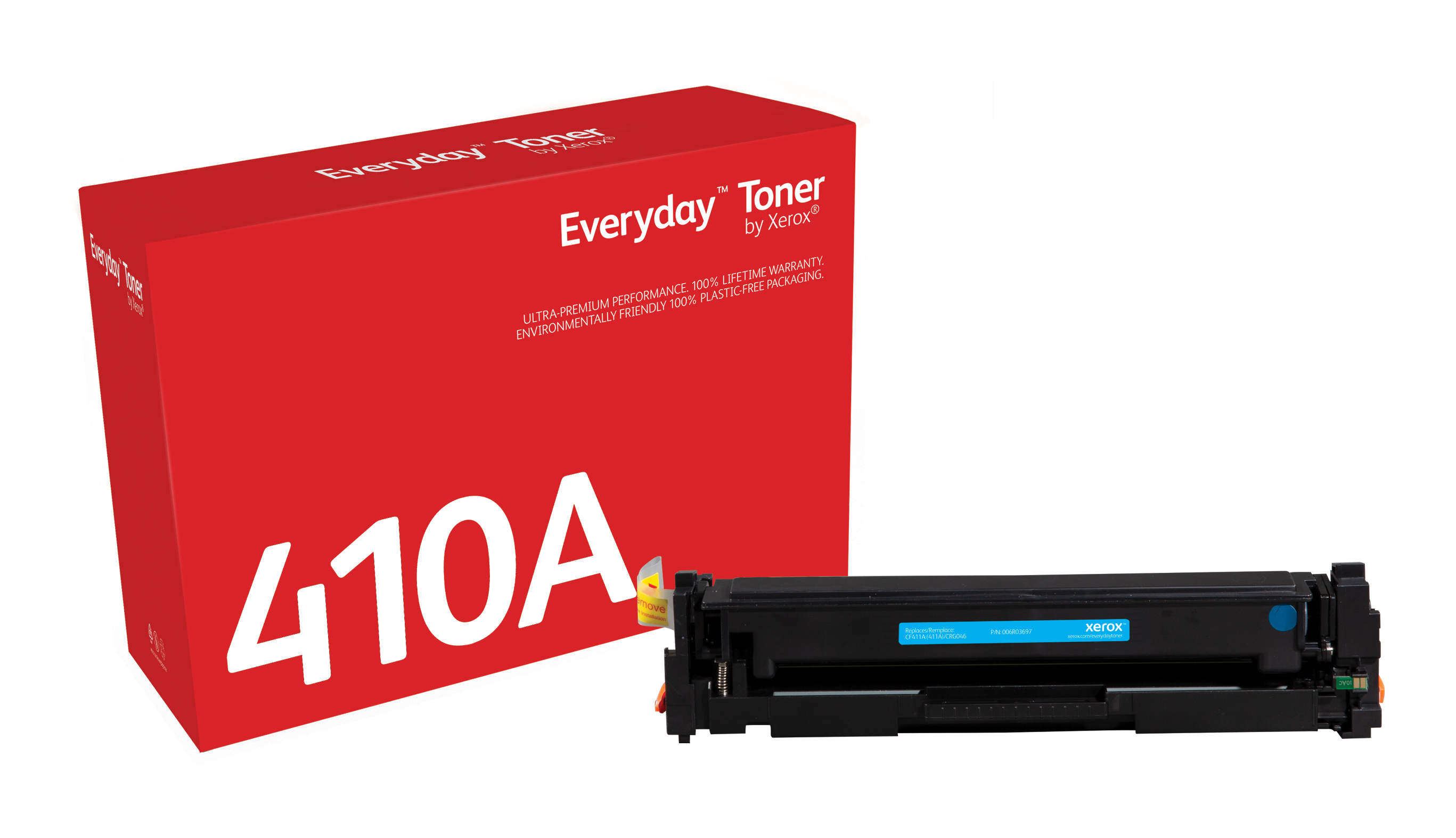 Everyday Cyan Toner compatible with HP 410A (CF411A), Standard Yield  006R03697 by Xerox