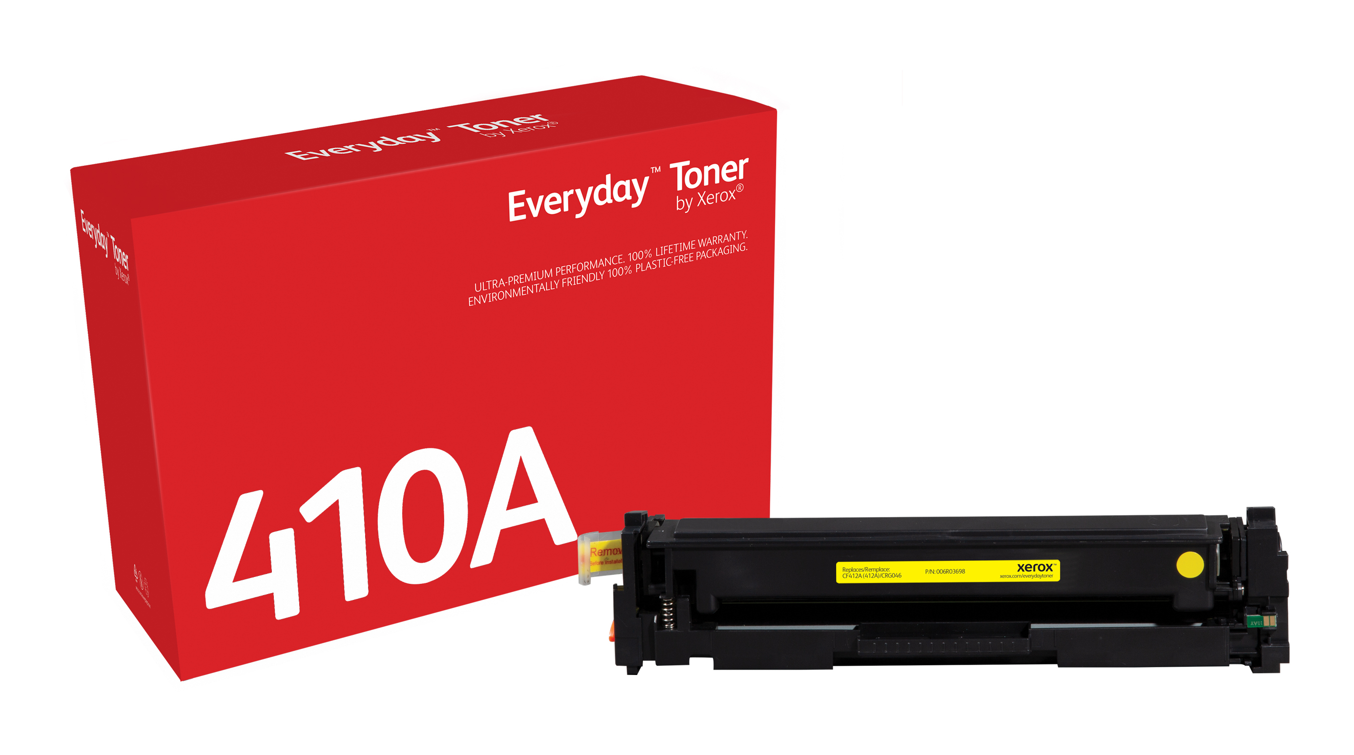 Everyday Yellow Toner compatible with HP 410A (CF412A), Standard Yield  006R03698 by Xerox