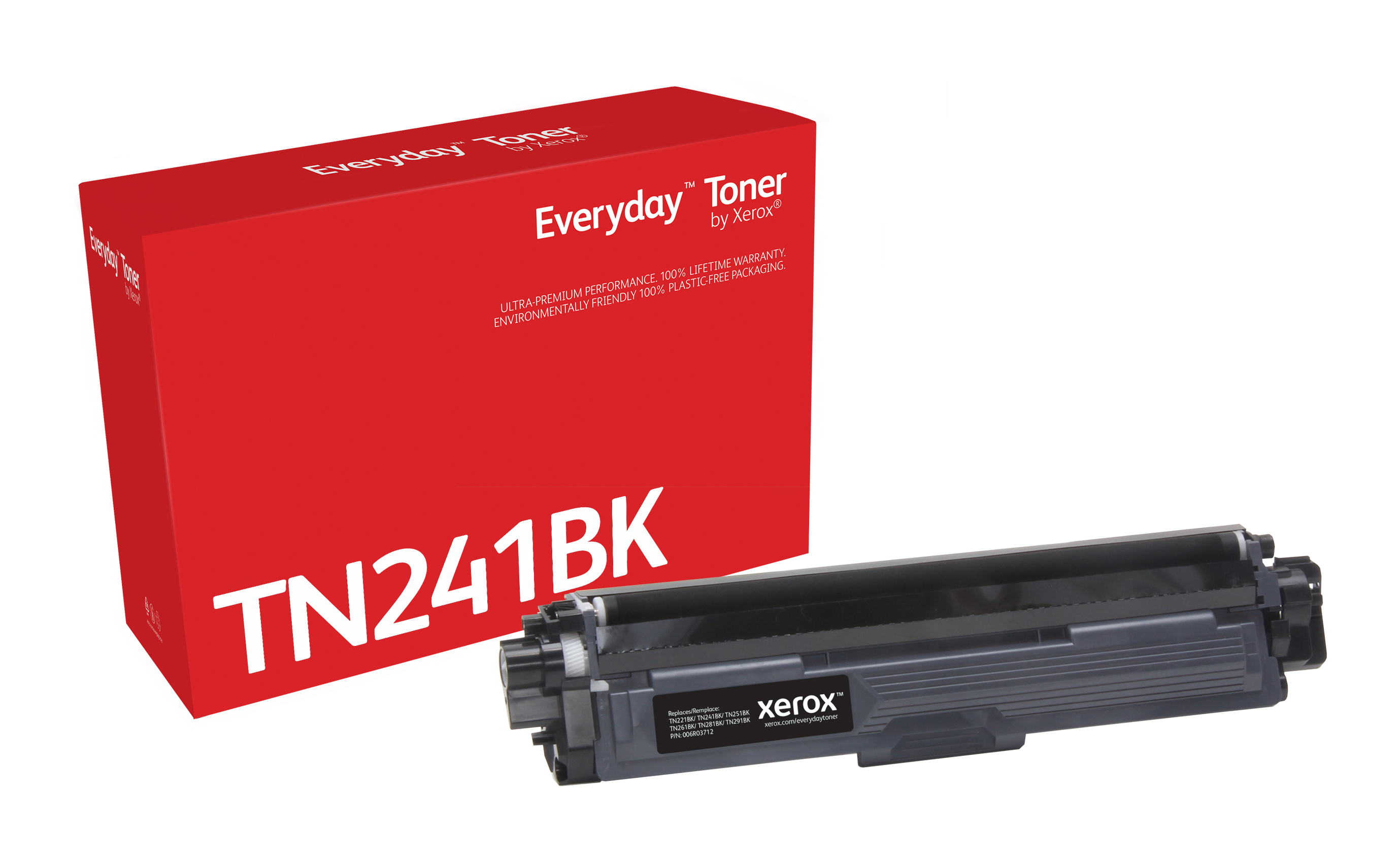 Everyday Black Toner compatible with Brother TN241BK 006R03712 by Xerox