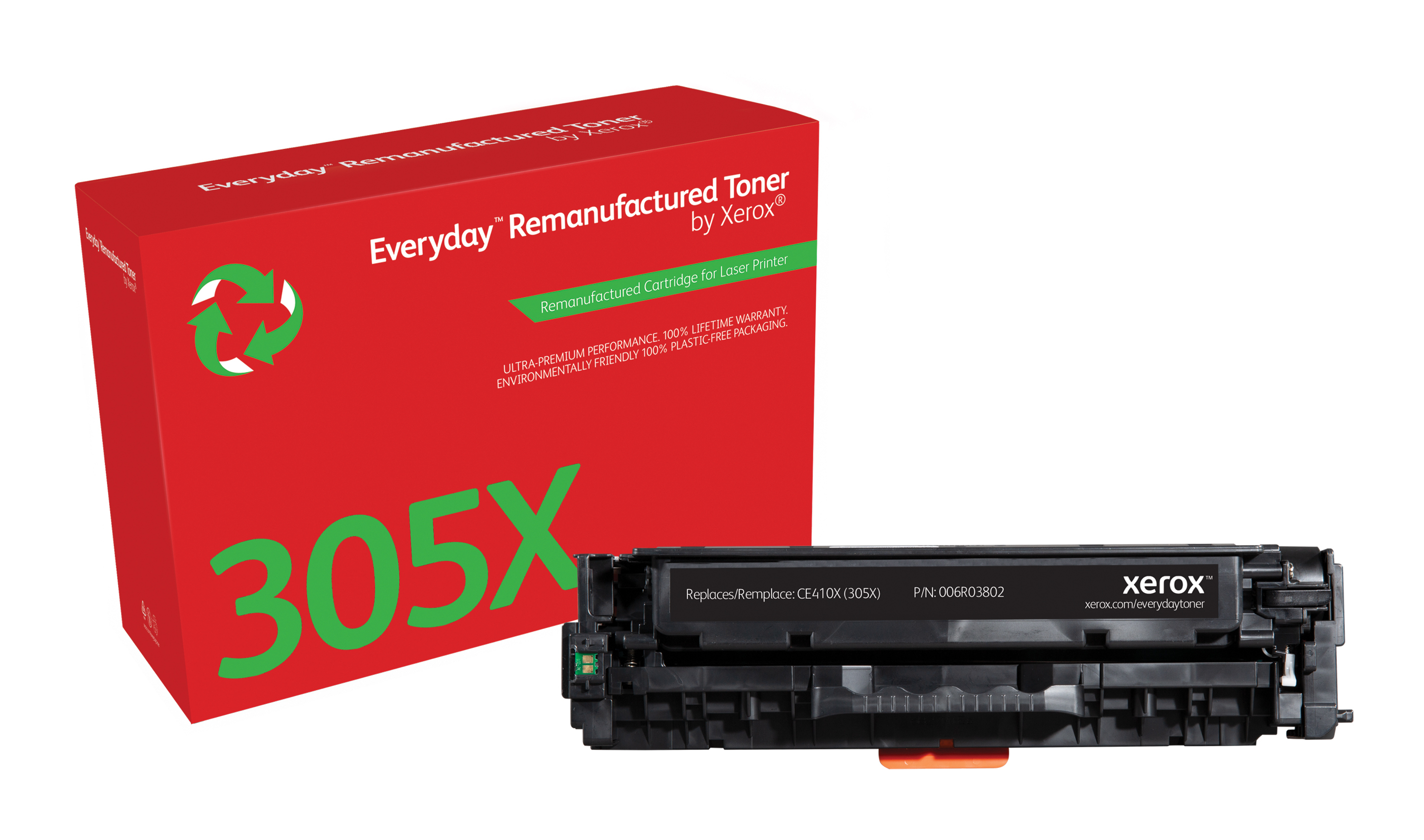 Everyday™ Black Toner by Xerox compatible with HP 305X (CE410X) 006R03802  Genuine Xerox Supplies