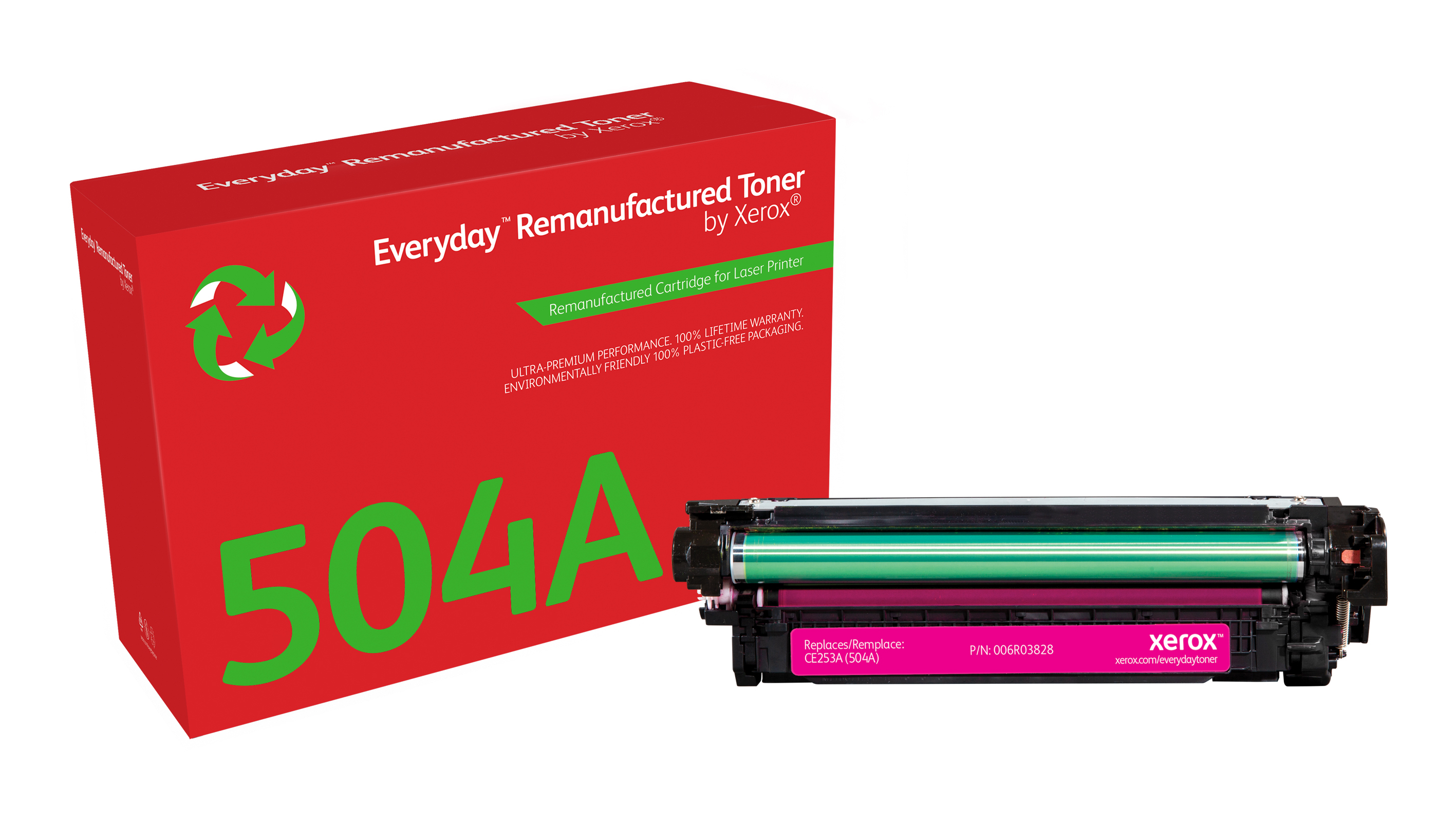 Everyday Magenta Toner compatible with HP CE253A, Standard Yield 006R03828  by Xerox