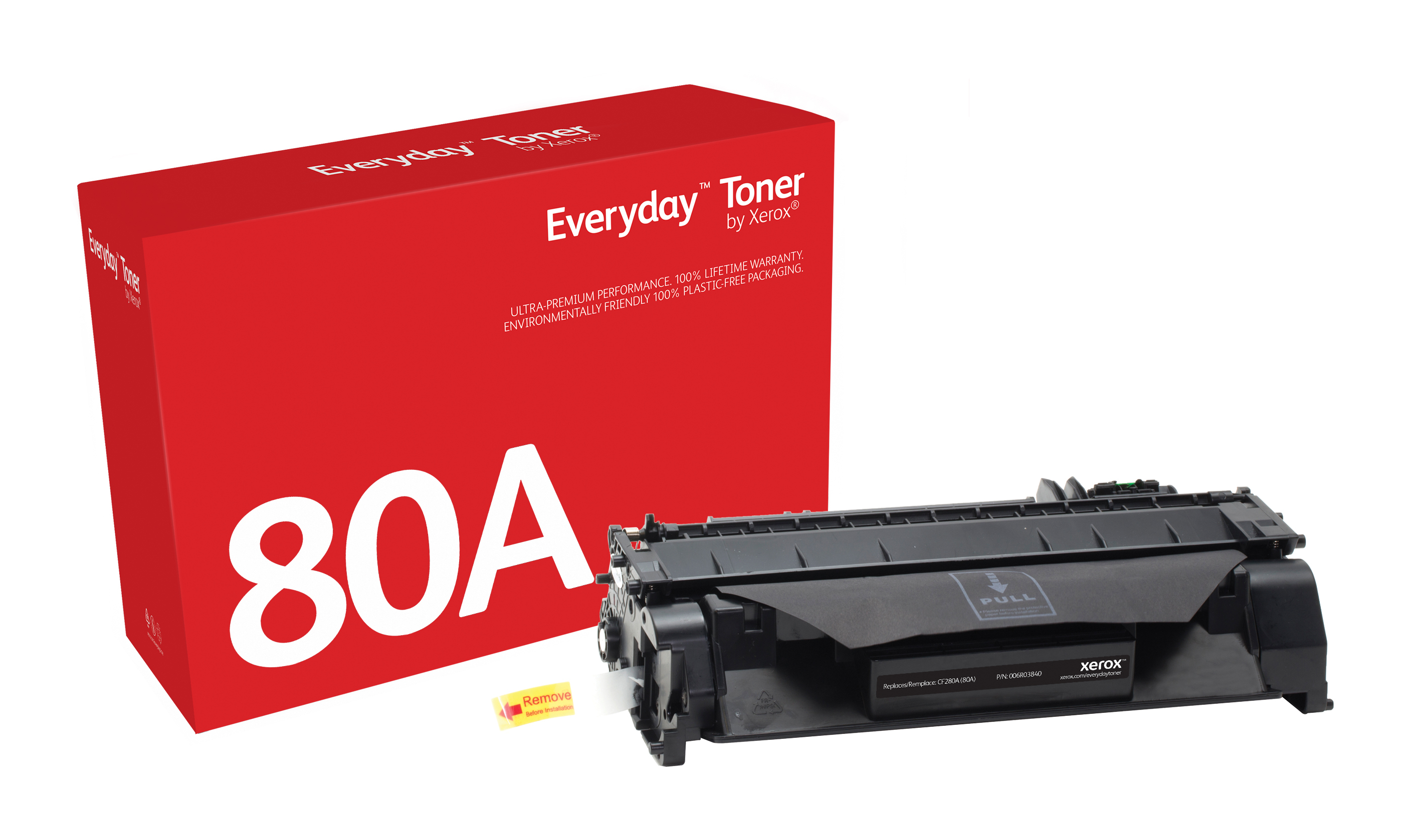 Everyday™ Black Toner by Xerox compatible with HP 80A (CF280A), Standard  Yield 006R03840 Genuine Xerox Supplies