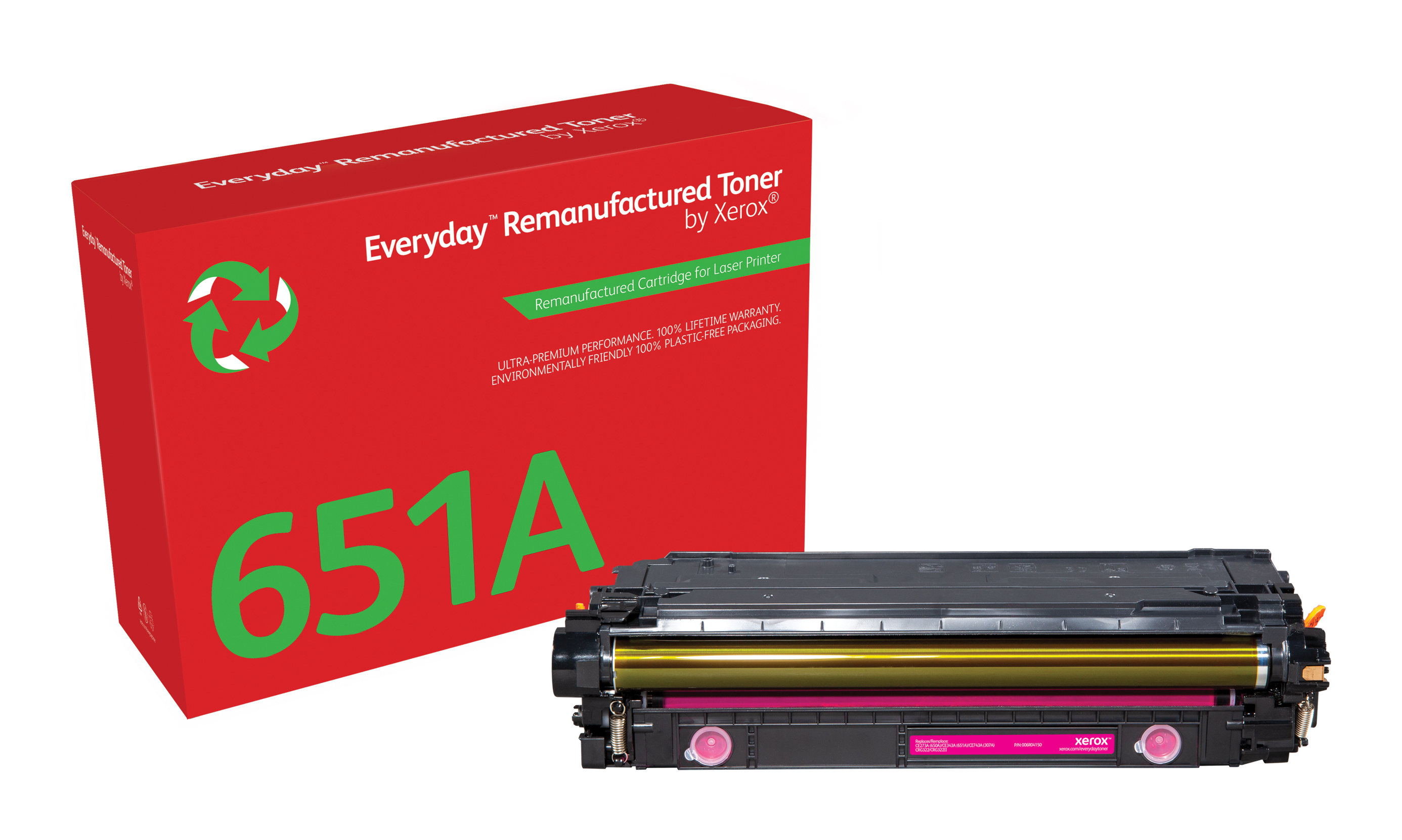 Everyday Magenta Toner compatible with HP CE343A/CE273A/CE743A 006R04150 by  Xerox