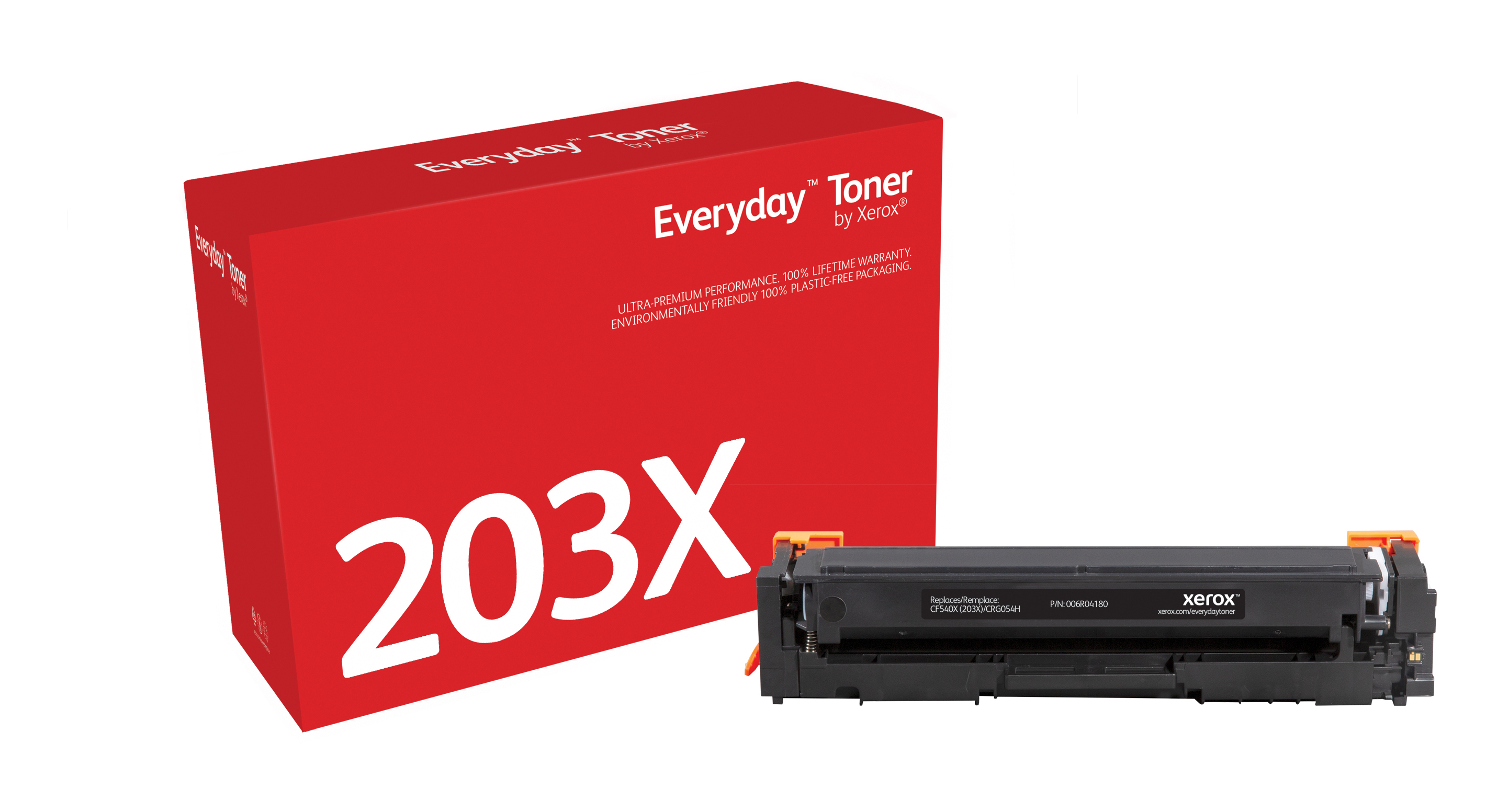 Everyday Black Toner compatible with HP CF540X/CRG-054HBK 006R04180 by Xerox