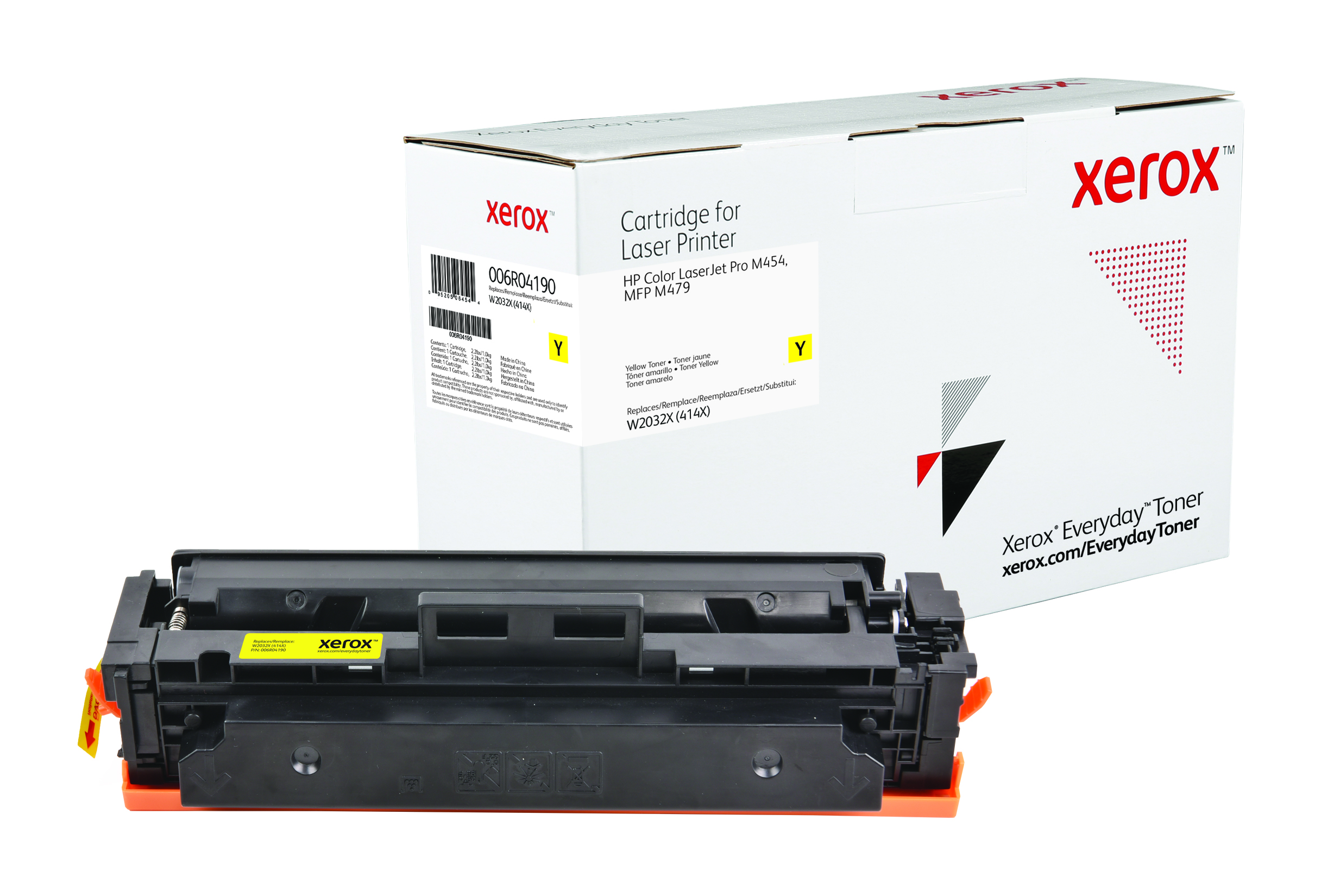 Everyday Yellow Toner compatible with HP 415X (W2032X), High Yield  006R04190 by Xerox