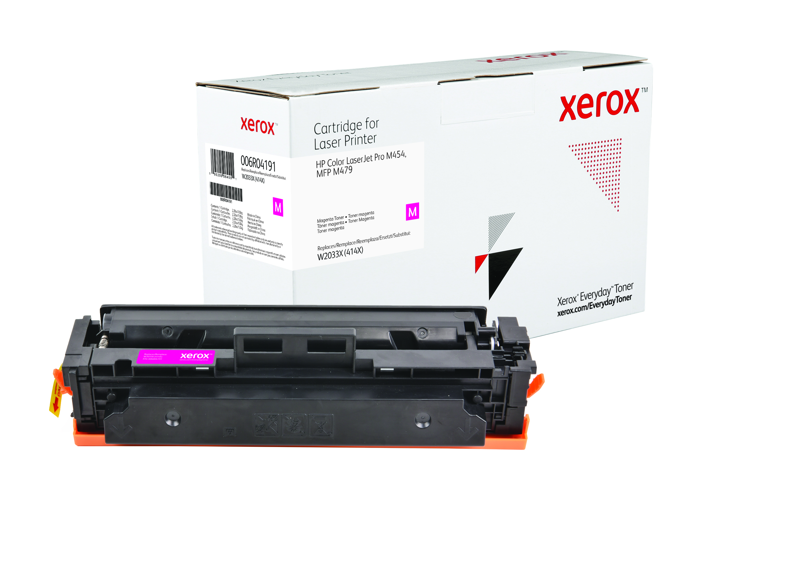 Suuri kapasiteetti Magenta Everyday-värikasetti Xeroxilta, HP W2033X  -yhteensopiva, 6000 sivua 006R04191 by Xerox