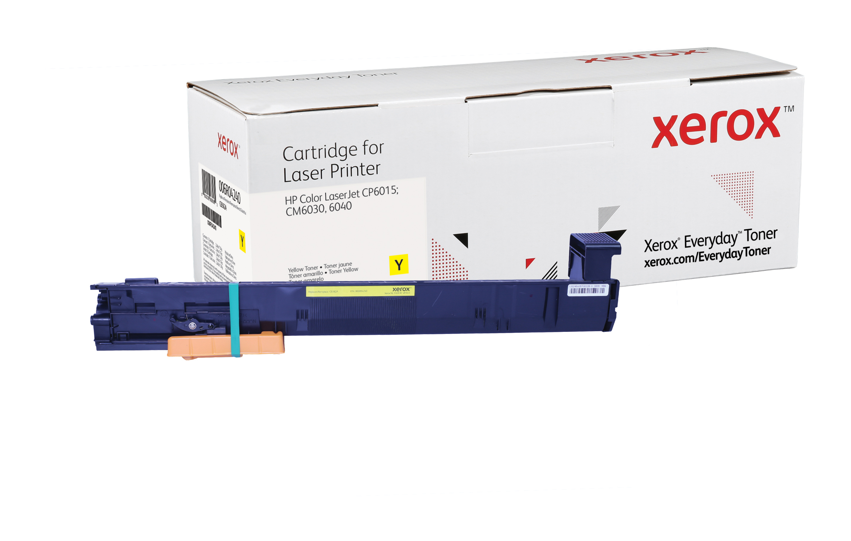 Everyday Yellow Toner compatible with HP 824A (CB382A), Standard Yield  006R04240 by Xerox