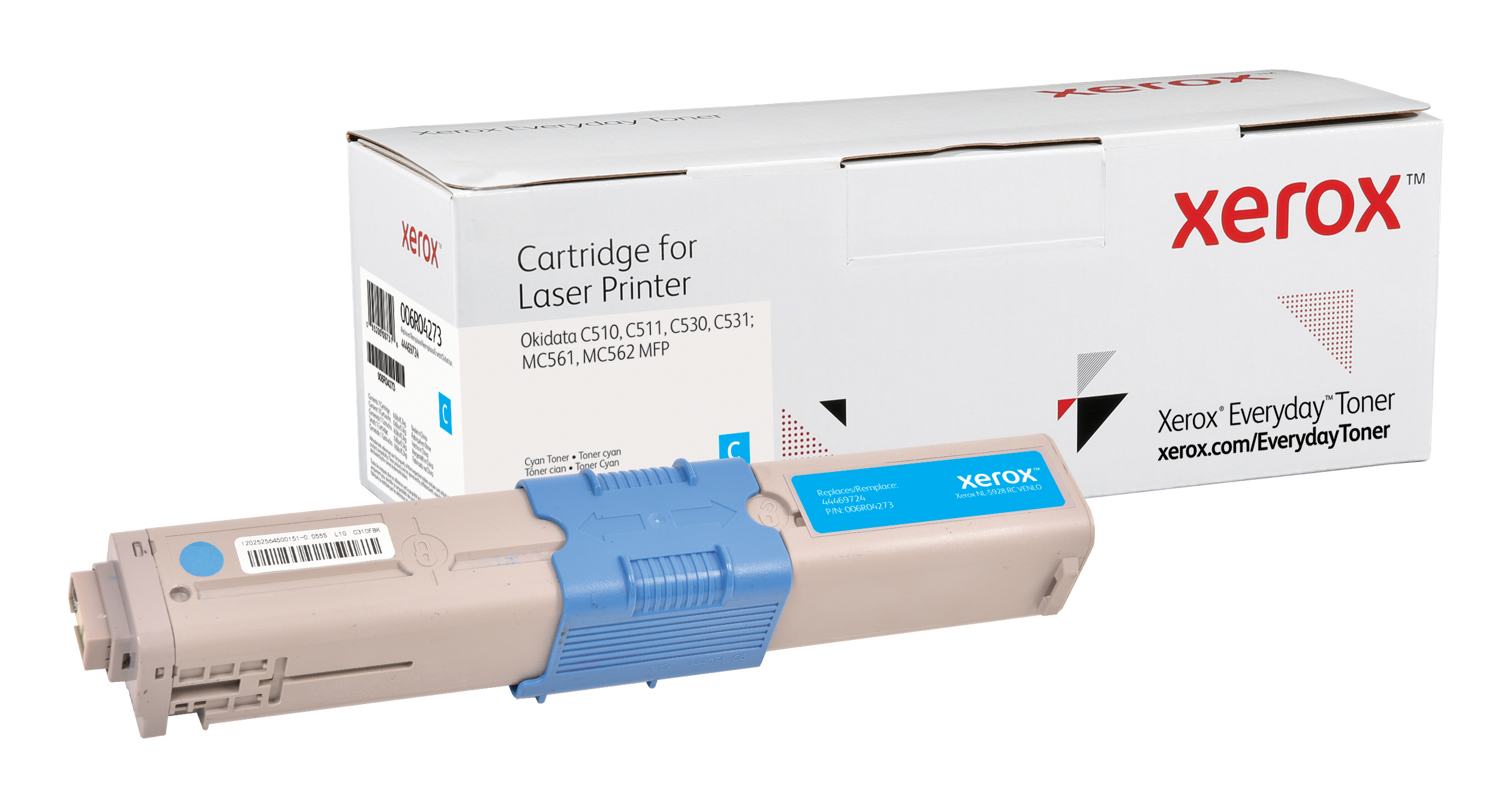 Everyday Cyan Toner compatible with Oki 44469724, High Yield 006R04273 by  Xerox