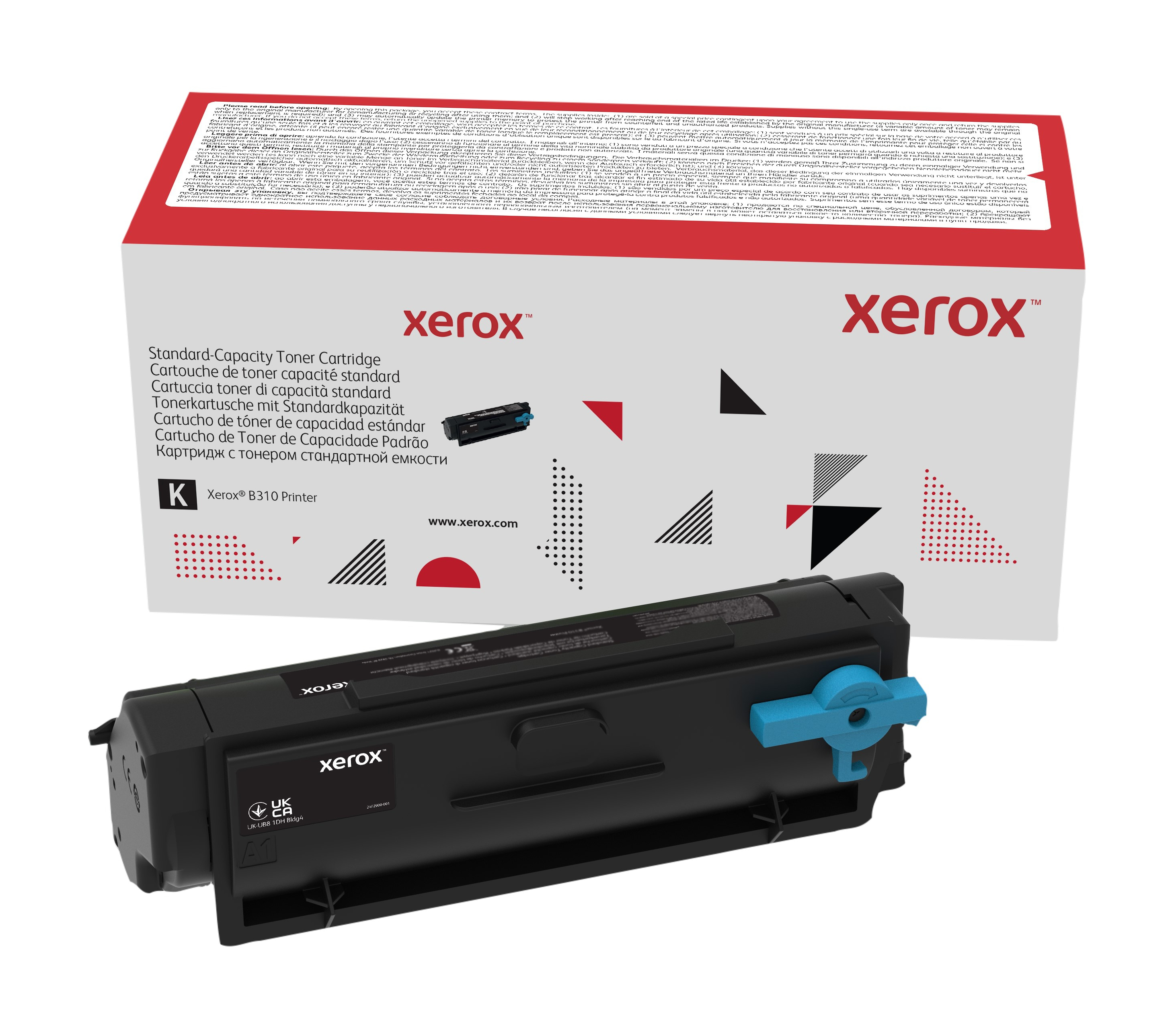 Xerox B310/B305/B315 Cartucho de tóner negro de capacidad estándar (3000  páginas) 006R04376 Genuine Xerox Supplies
