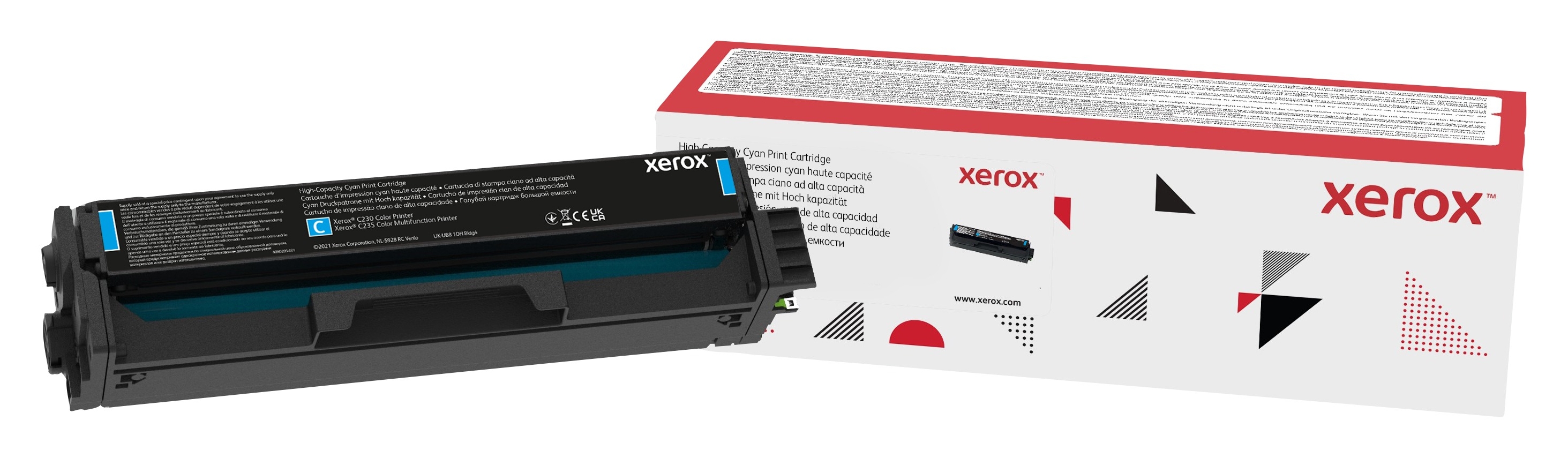 Xerox C230/C235 Cartuccia toner alta capacità ciano (2.500 pagine)  006R04392 Genuine Xerox Supplies