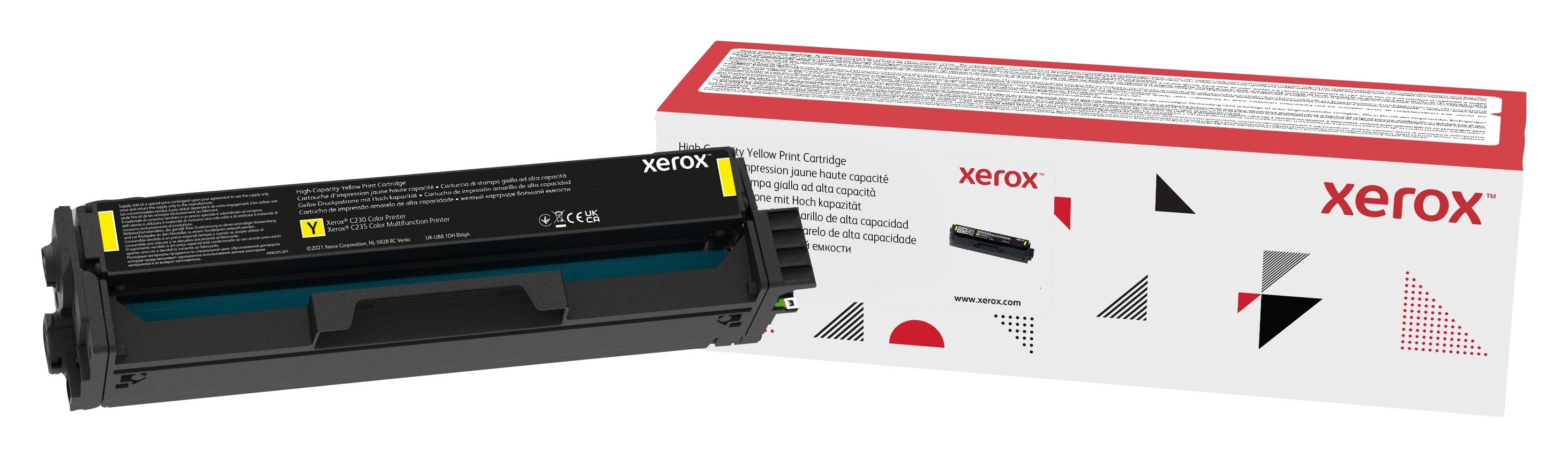 Xerox C230 / C235 Yellow High Capacity Toner Cartridge (2,500 pages)  006R04394 Genuine Xerox Supplies