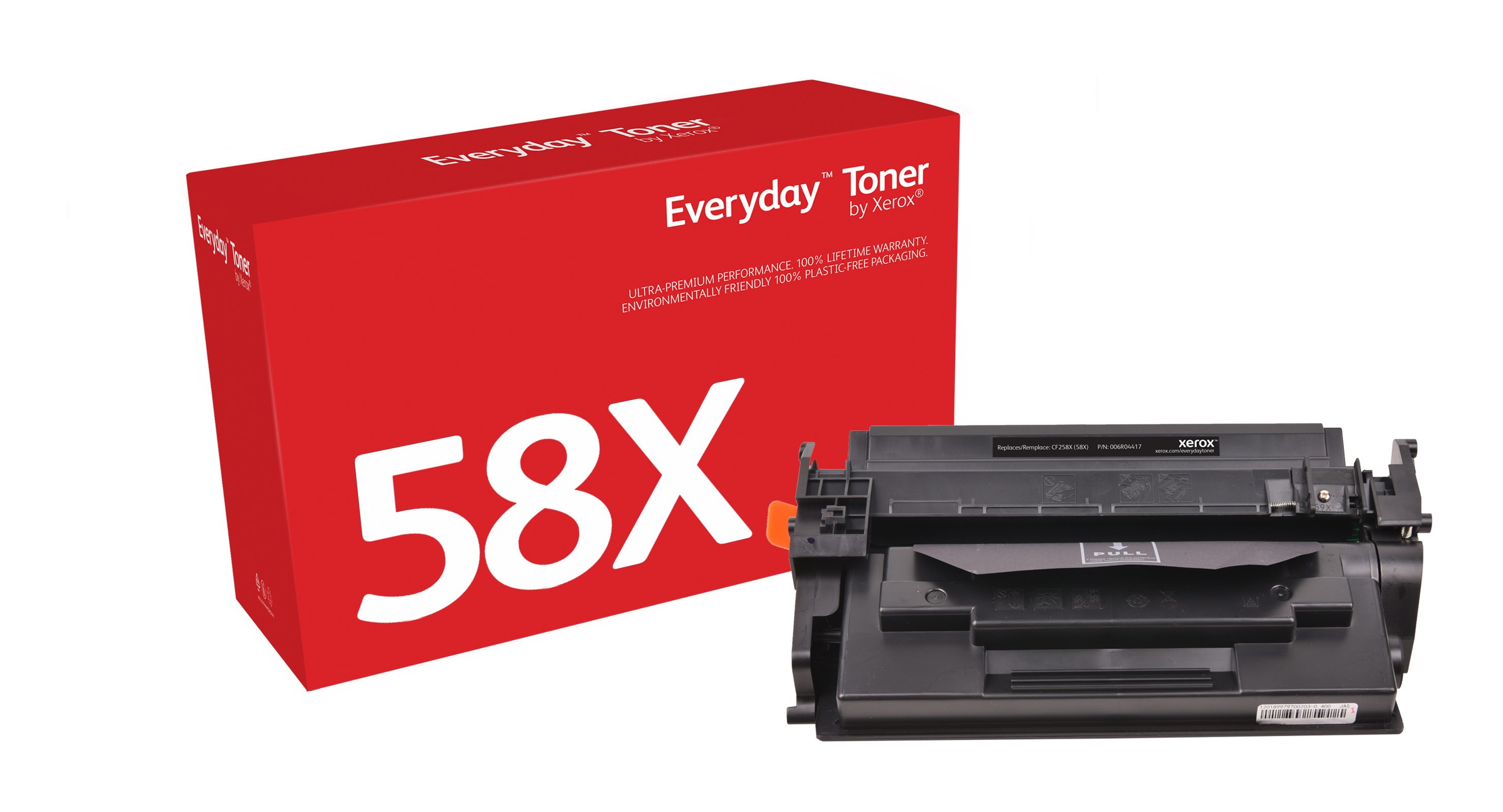 Everyday Black Toner compatible with HP 58X (CF258X), High Yield 006R04417  by Xerox
