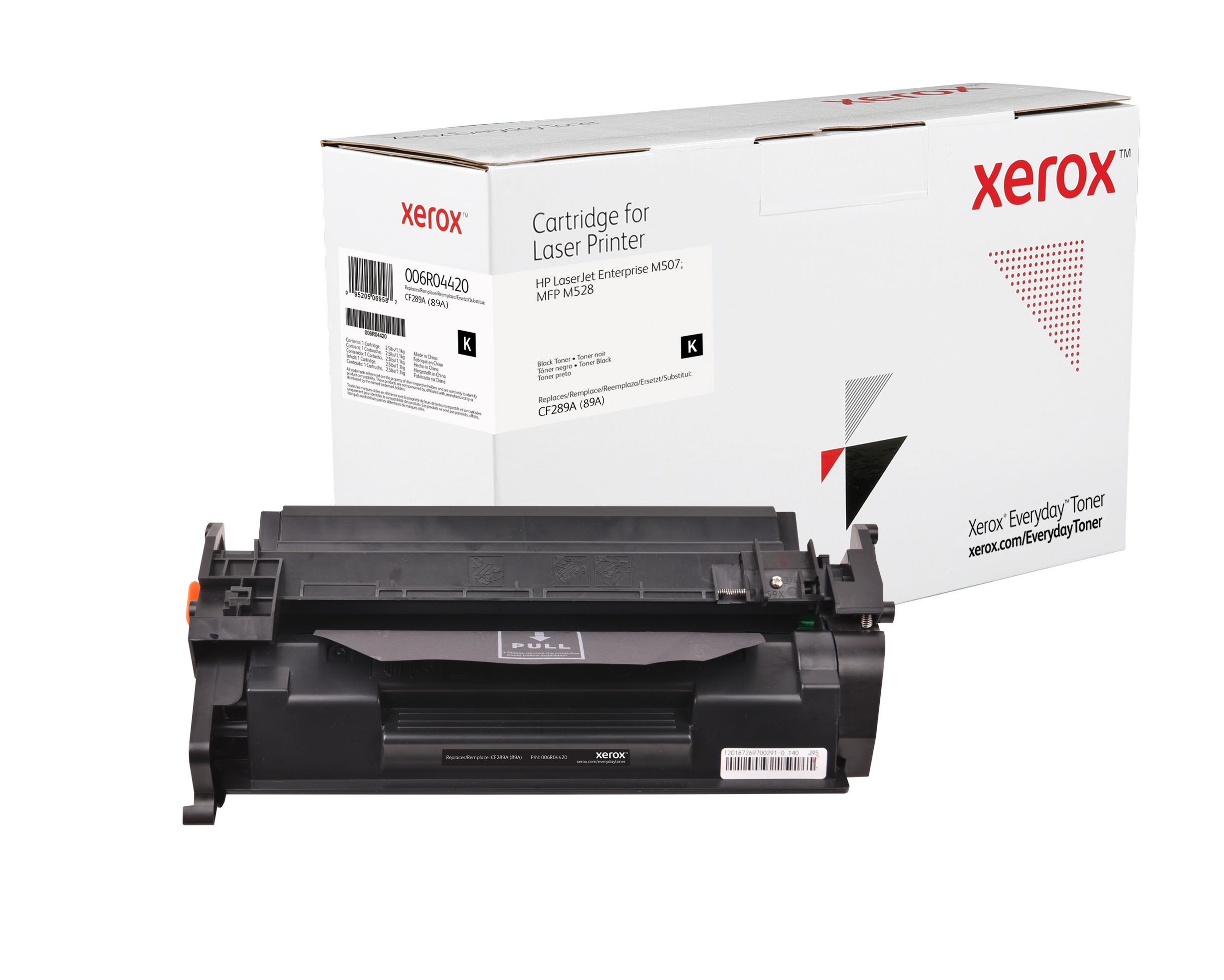 Everyday Black Toner compatible with HP 89A (CF289A), Standard Yield  006R04420 by Xerox