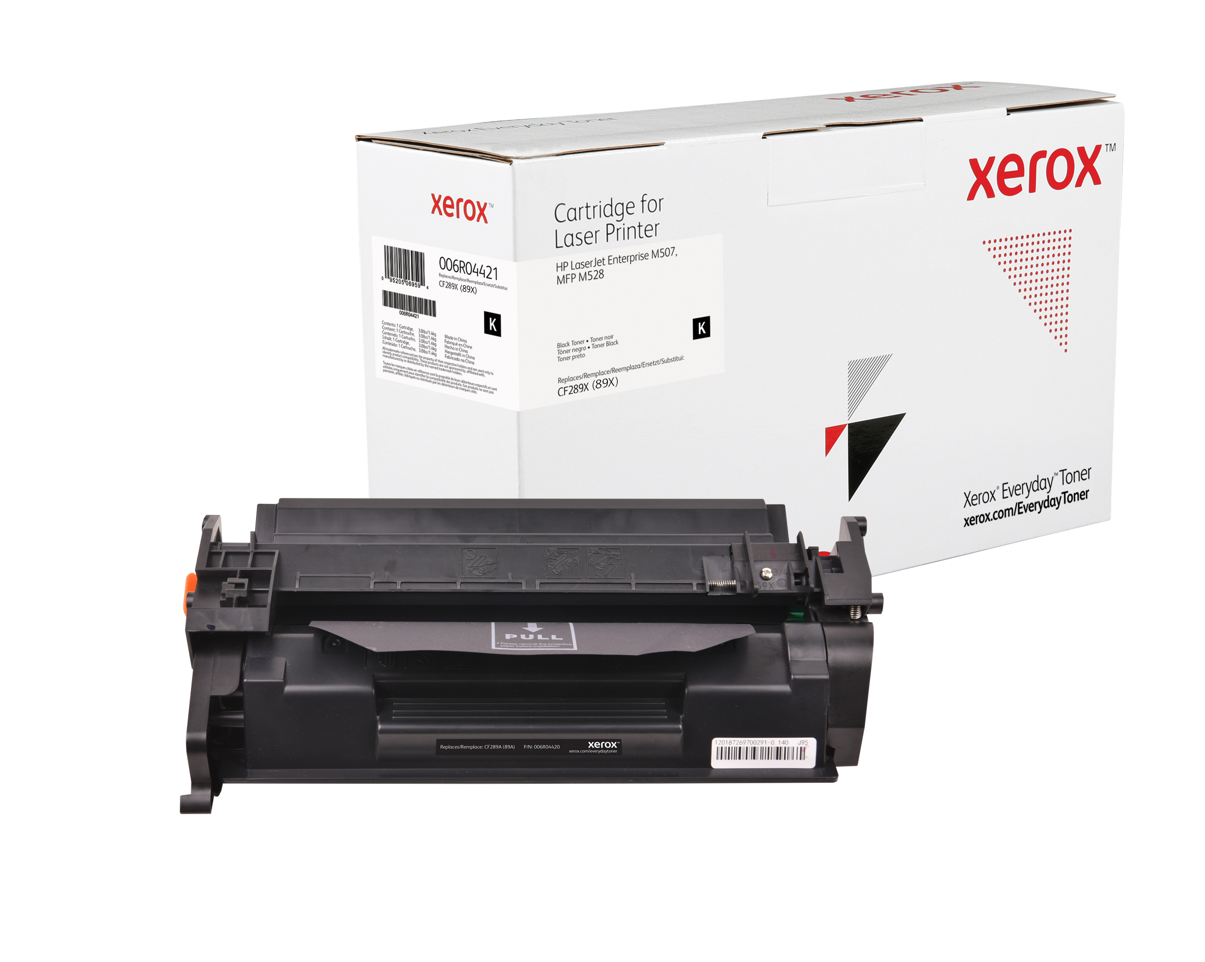 Everyday™ Mono Toner by Xerox compatible with HP 89X (CF289X), High Yield  006R04421 Genuine Xerox Supplies
