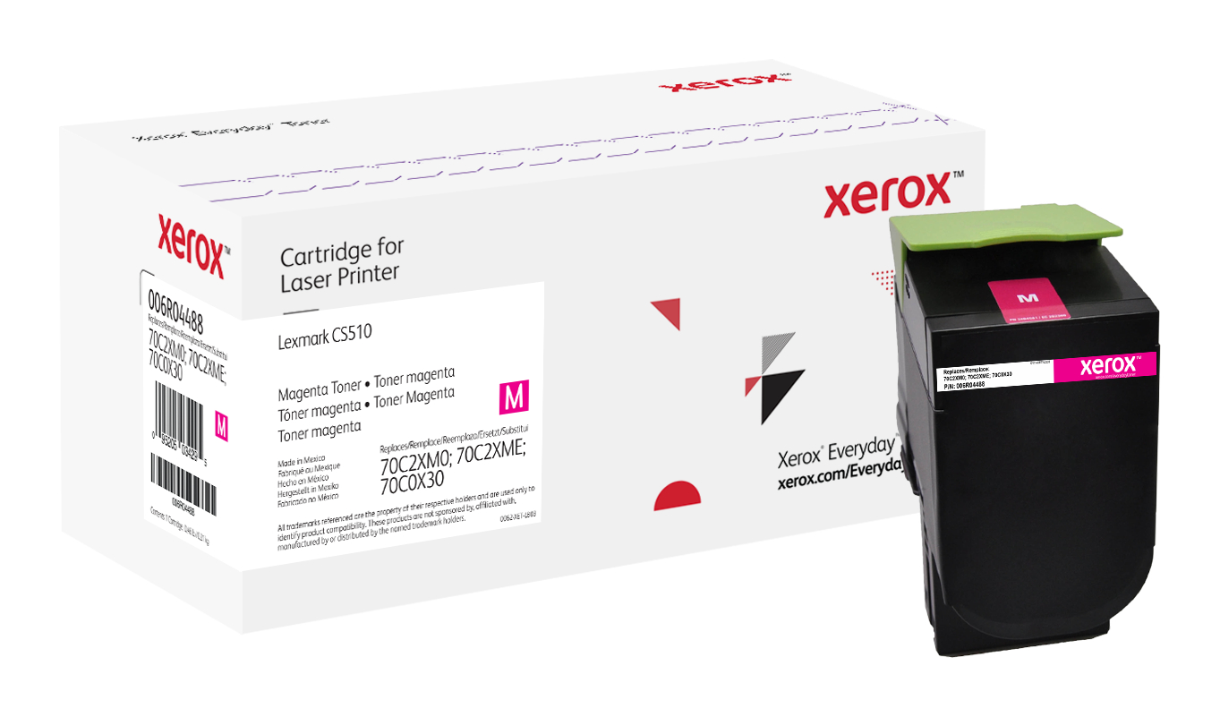 Everyday Magenta Toner kompatibel mit Lexmark 70C2XM0; 70C2XME; 70C0X30  006R04488 Genuine Xerox Supplies