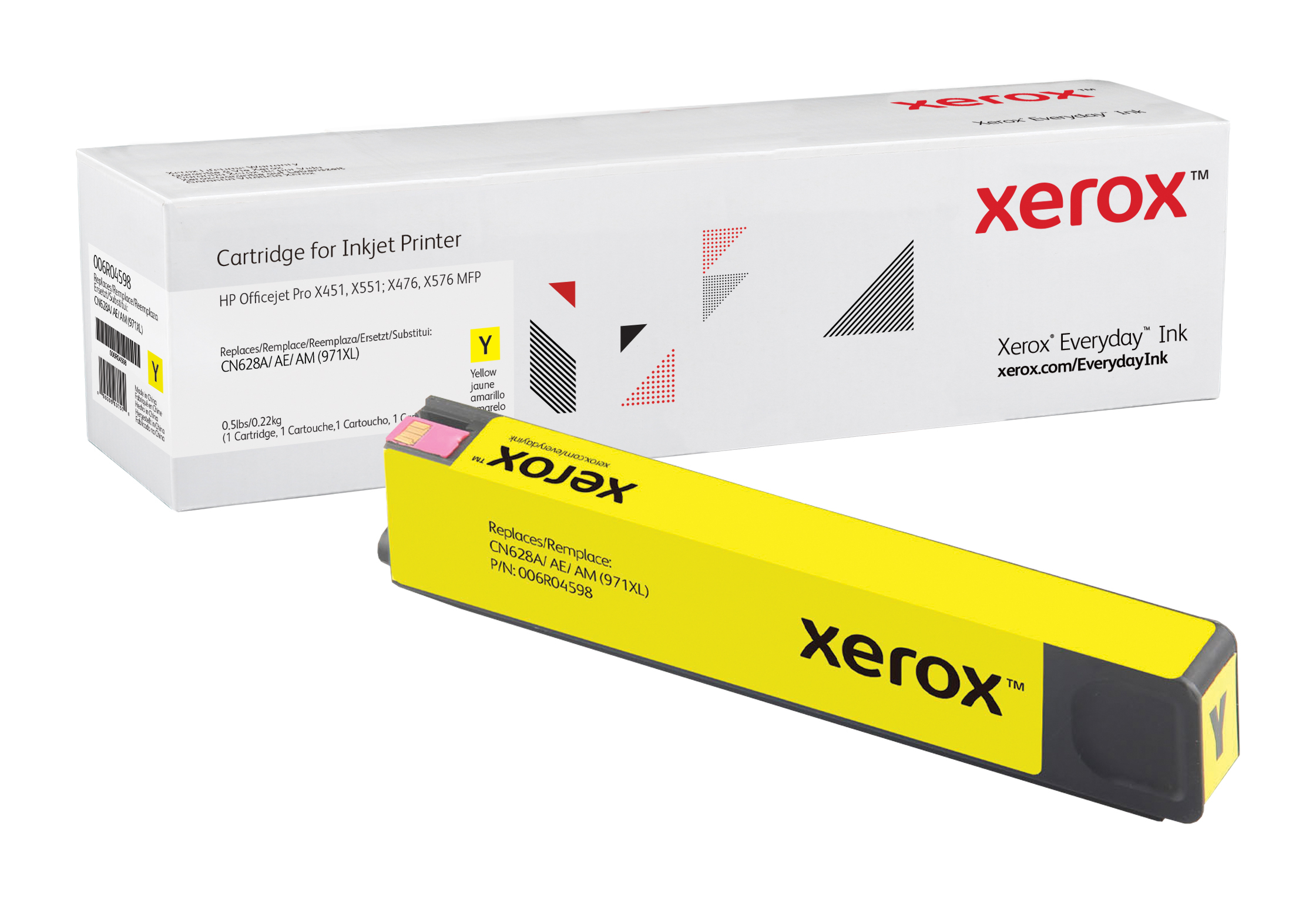 Everyday™Gelb Tonermodul von Xerox kompatibel mit 971XL (CN628AE CN628A  CN628AM), Hohe Ergiebigkeit 006R04598 Genuine Xerox Supplies