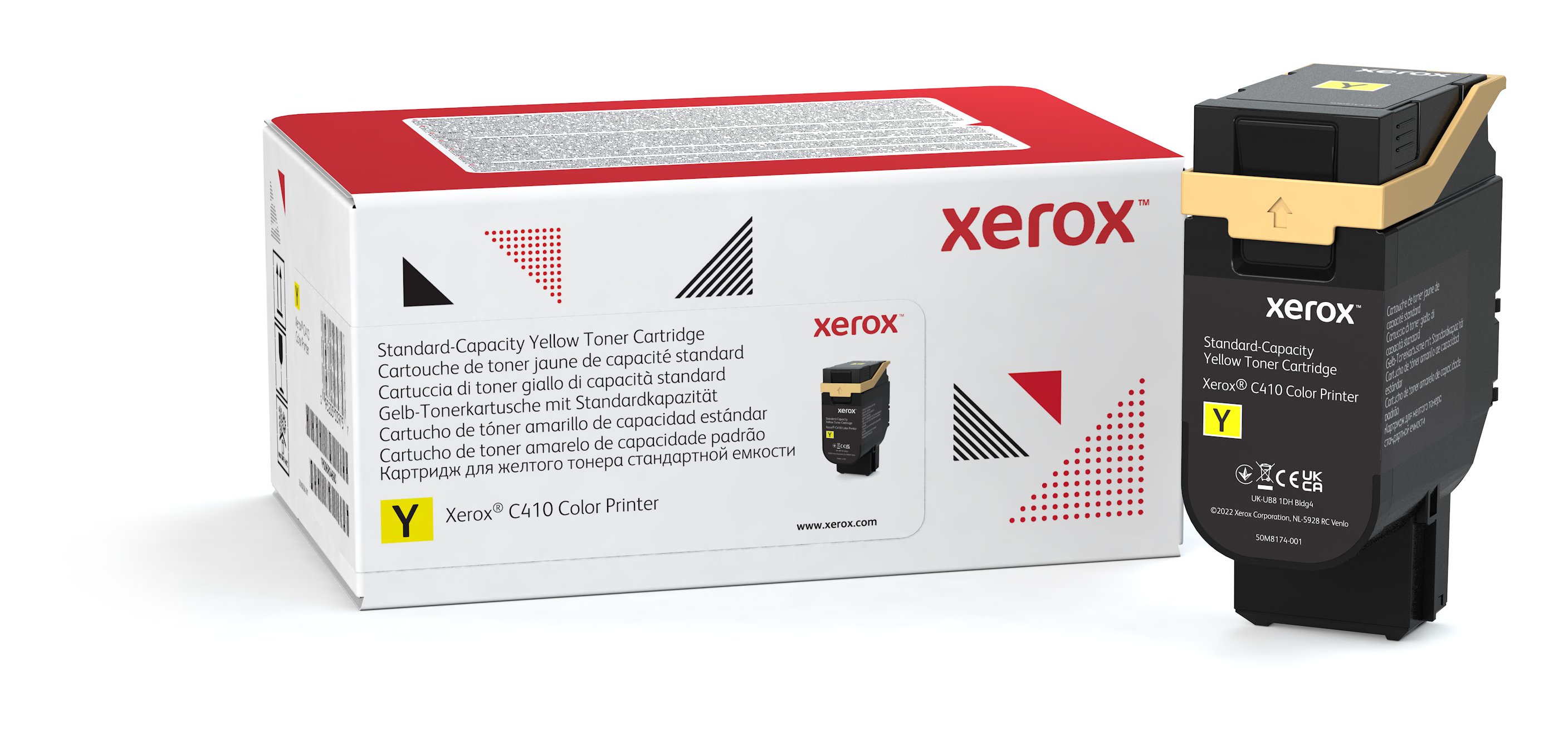 Genuine Xerox Yellow Standard Capacity Toner Cartridge For The Xerox  C410/C415 (Use & Return) 006R04680 Genuine Xerox Supplies
