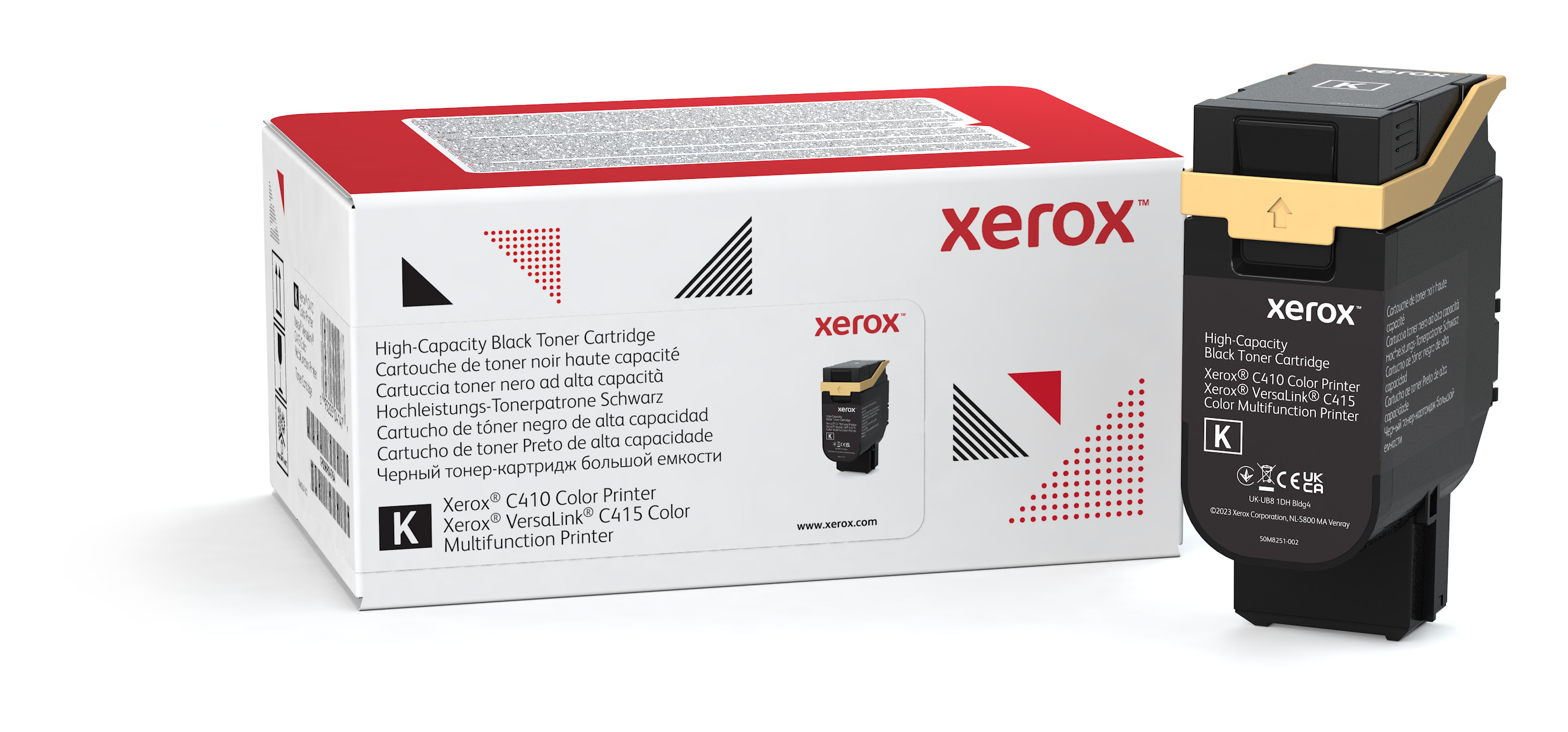 Genuine Xerox Black High Capacity Toner Cartridge For The Xerox C410/C415  (Use & Return) 006R04685 Genuine Xerox Supplies