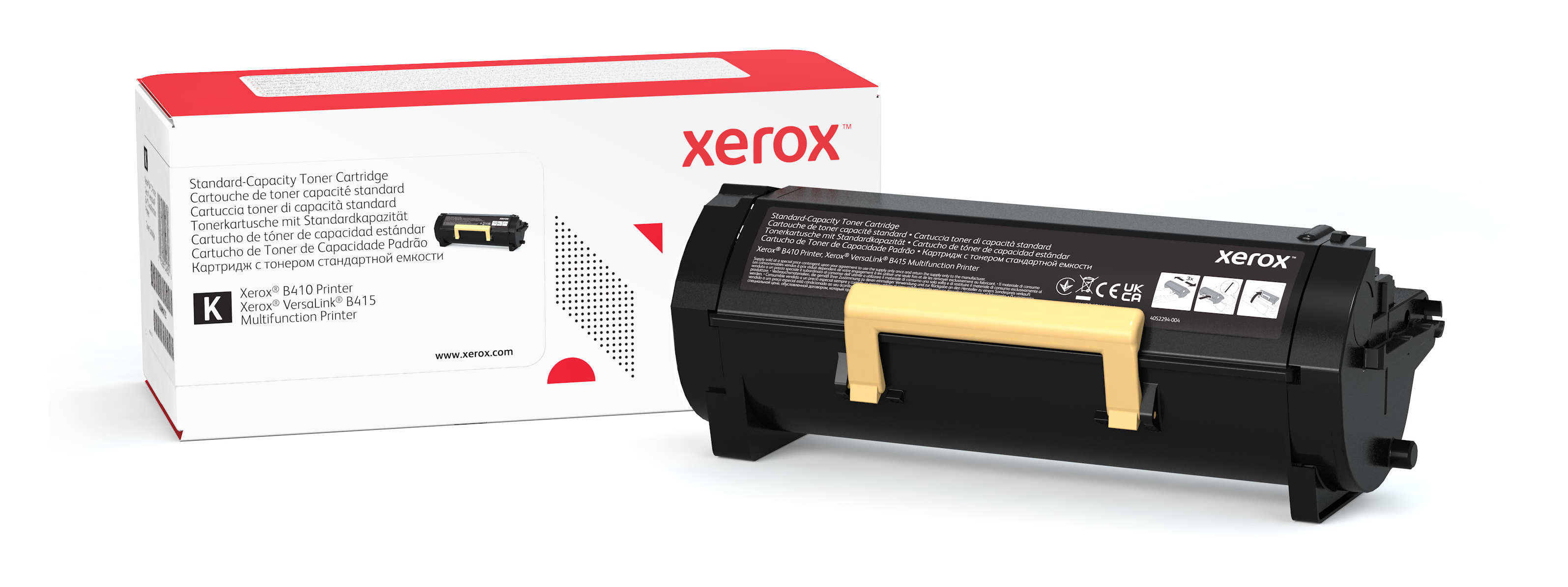 Xerox B410/B415 Cartucho de Toner PRETO de Capacidade padrão (6.000  páginas) NA/XE 006R04725 Genuine Xerox Supplies