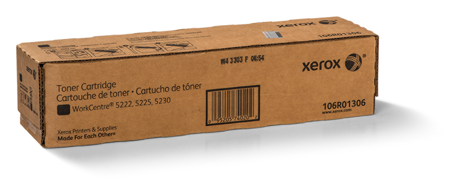 Cartouche de toner noir (vendue) 106R01306 Genuine Xerox Supplies