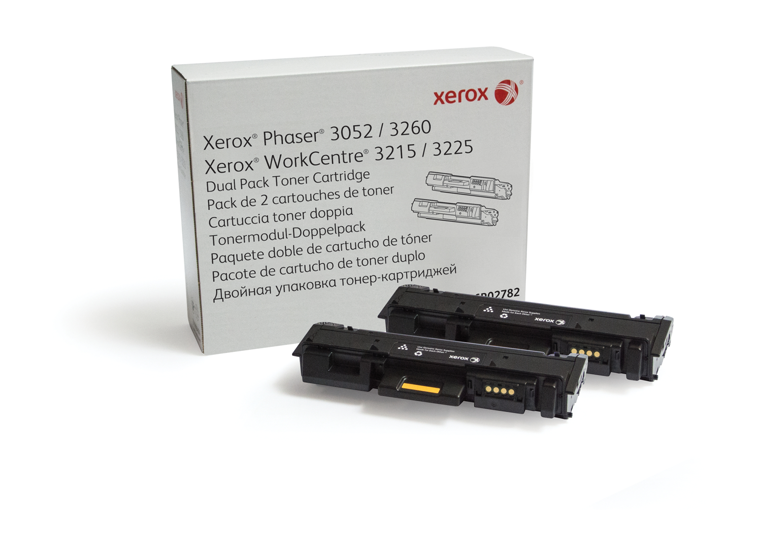 Black Dual Capacity Toner Cartridge Phaser 3052/3260/Workcentre 3215/3225  (6 000 Pages) 106R02782 Genuine Xerox Supplies