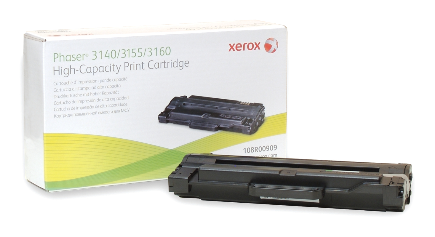 Phaser 3140/55/60 high capacity cartridge, 2.5K 108R00909 Genuine Xerox  Supplies