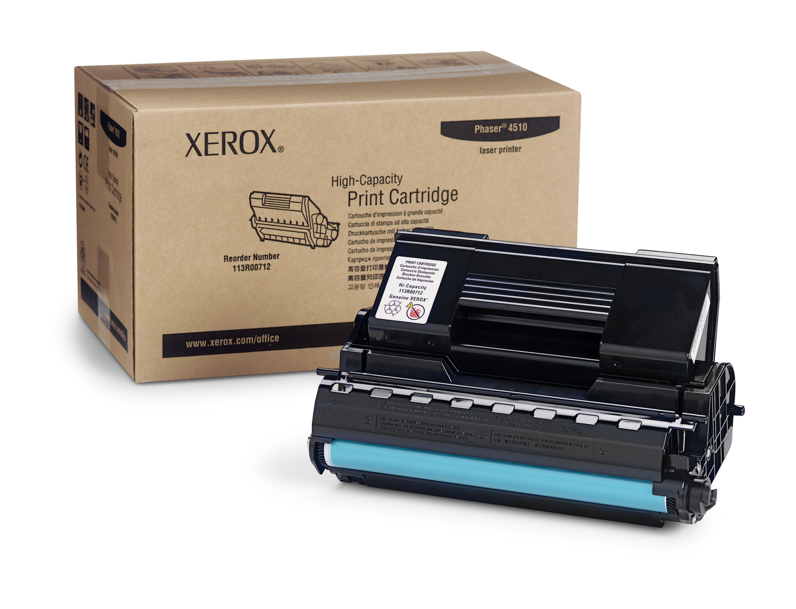 High capacity 4510 Print Cartridge (19K) 113R00712 Genuine Xerox Supplies