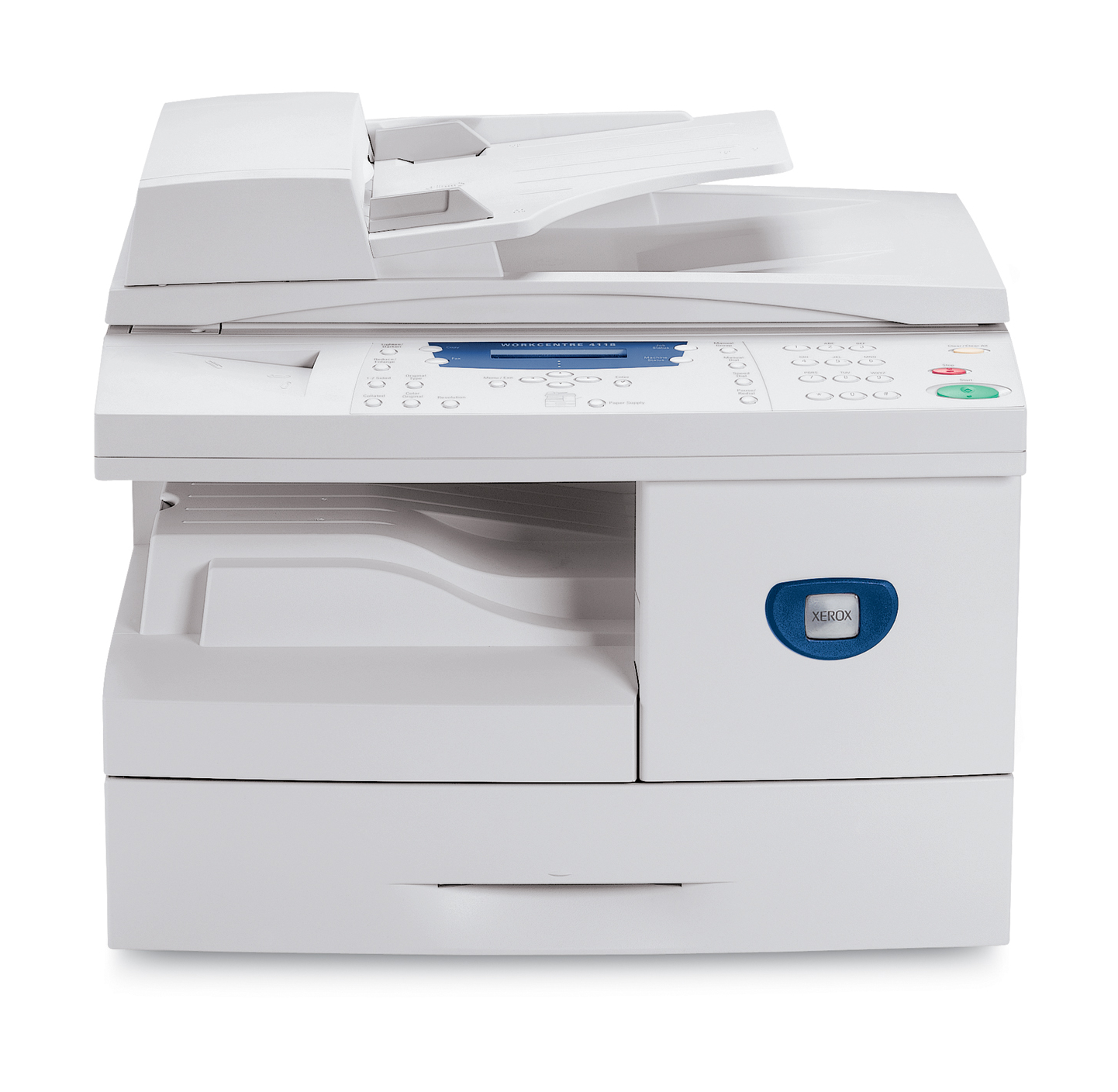 Impresora-copiadora Xerox WorkCentre 4118X con escáner en color y fax,  alimentador automático y un año de garantía a domicilio. 4118VX - Xerox