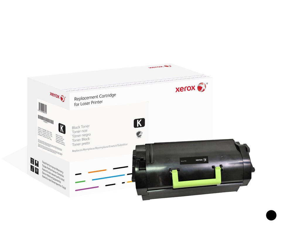 Black toner cartridge. Equivalent to Lexmark 52D2H00. Compatible with  Lexmark MS710, MS711, MS810, MS811, MS812 006R03393 Genuine Xerox Supplies
